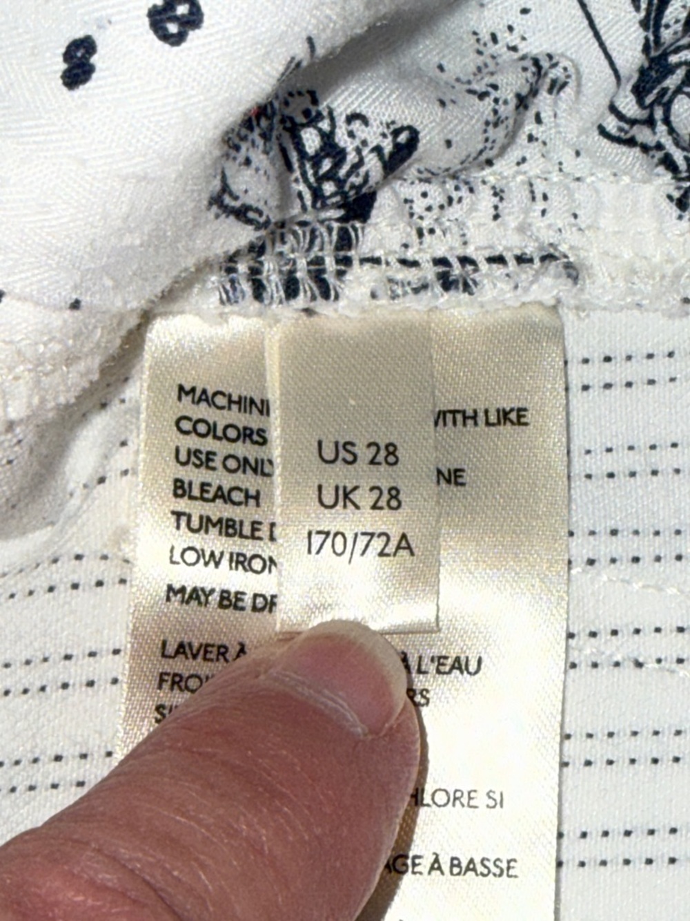Pilcro And The Letterpress White With Black Pin Striping High Rise Skinny Jeans - Picture 9 of 10